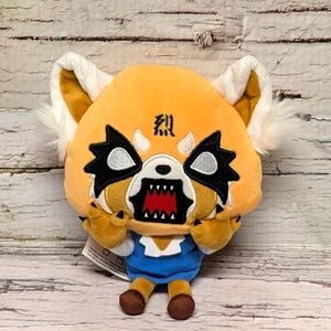 Sanrio Aggretsuko Rage Plush Stuffed Red Panda 6"